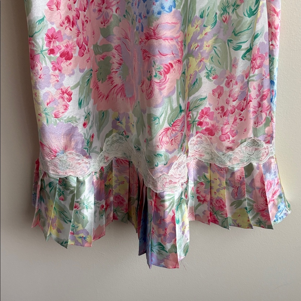 Pastel Vintage Victoria Secret Slip Dress - Picture 3 of 5